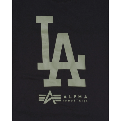 Alpha Industries X Los Angeles Dodgers Black T-Shirt