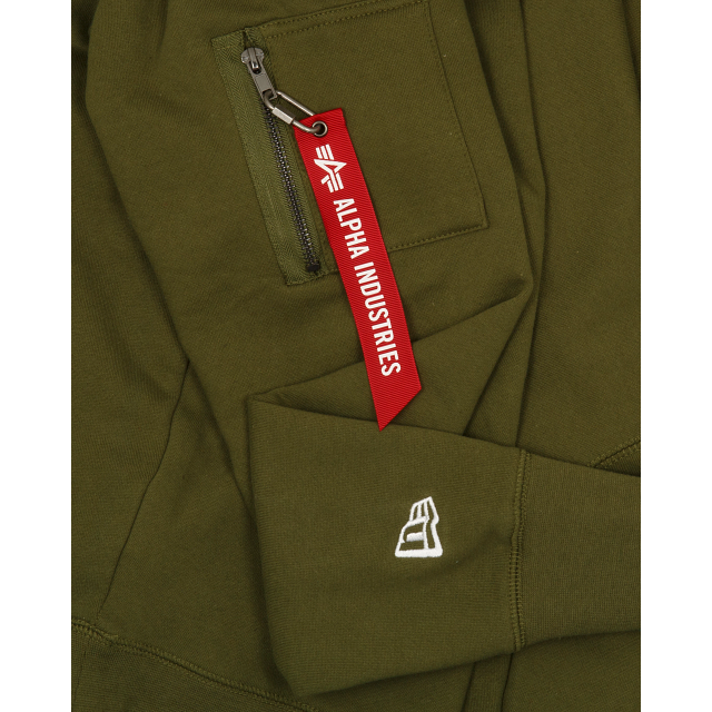 Alpha Industries X New Era Green Hoodie