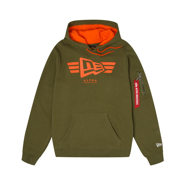 Alpha Industries X New Era Green Hoodie