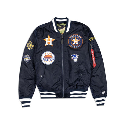 Alpha Industries X Houston Astros MA-1 Bomber Jacket