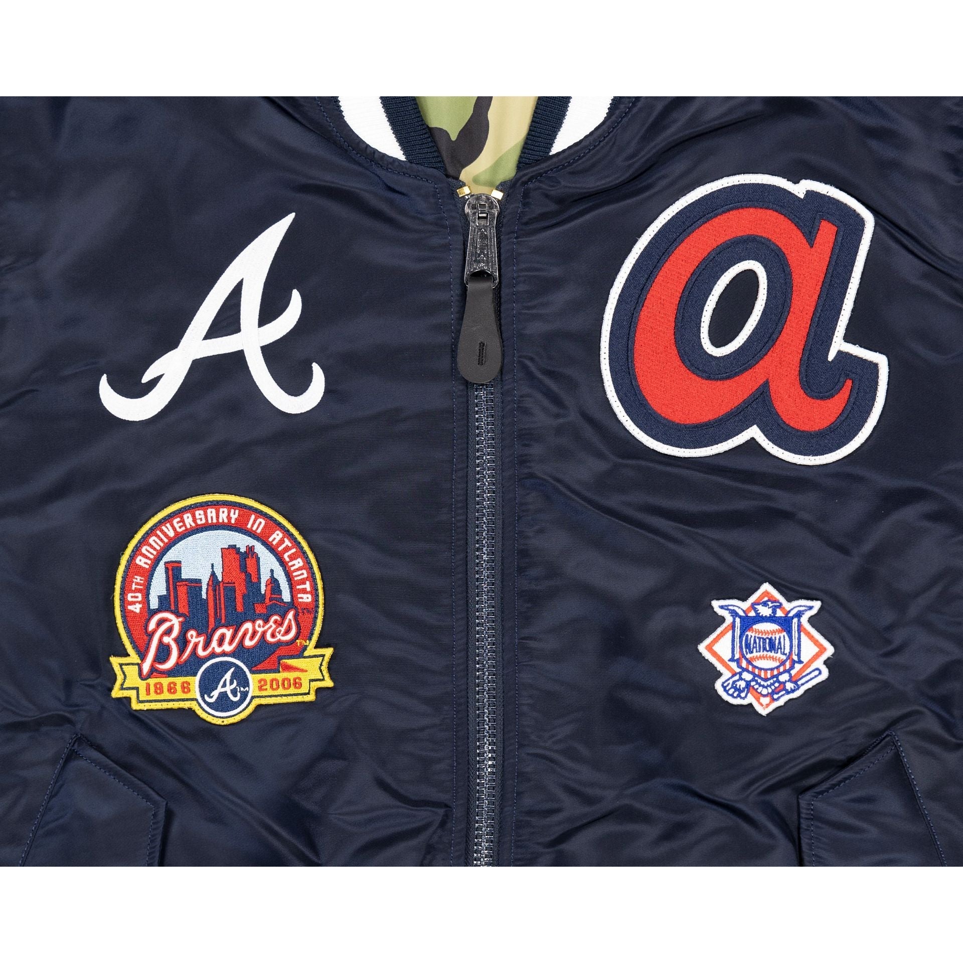 Alpha Industries X Atlanta Braves MA-1 Bomber Jacket