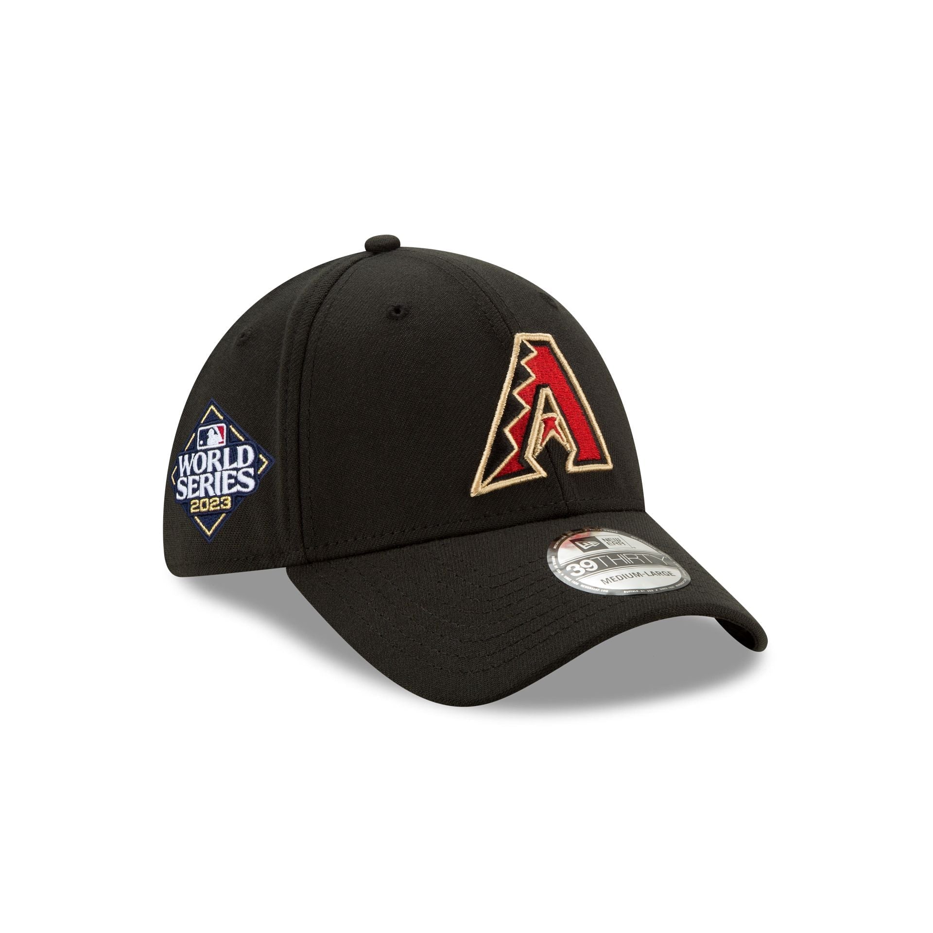 Arizona Diamondbacks 2023 World Series Side Patch 39THIRTY Stretch Fit Hat