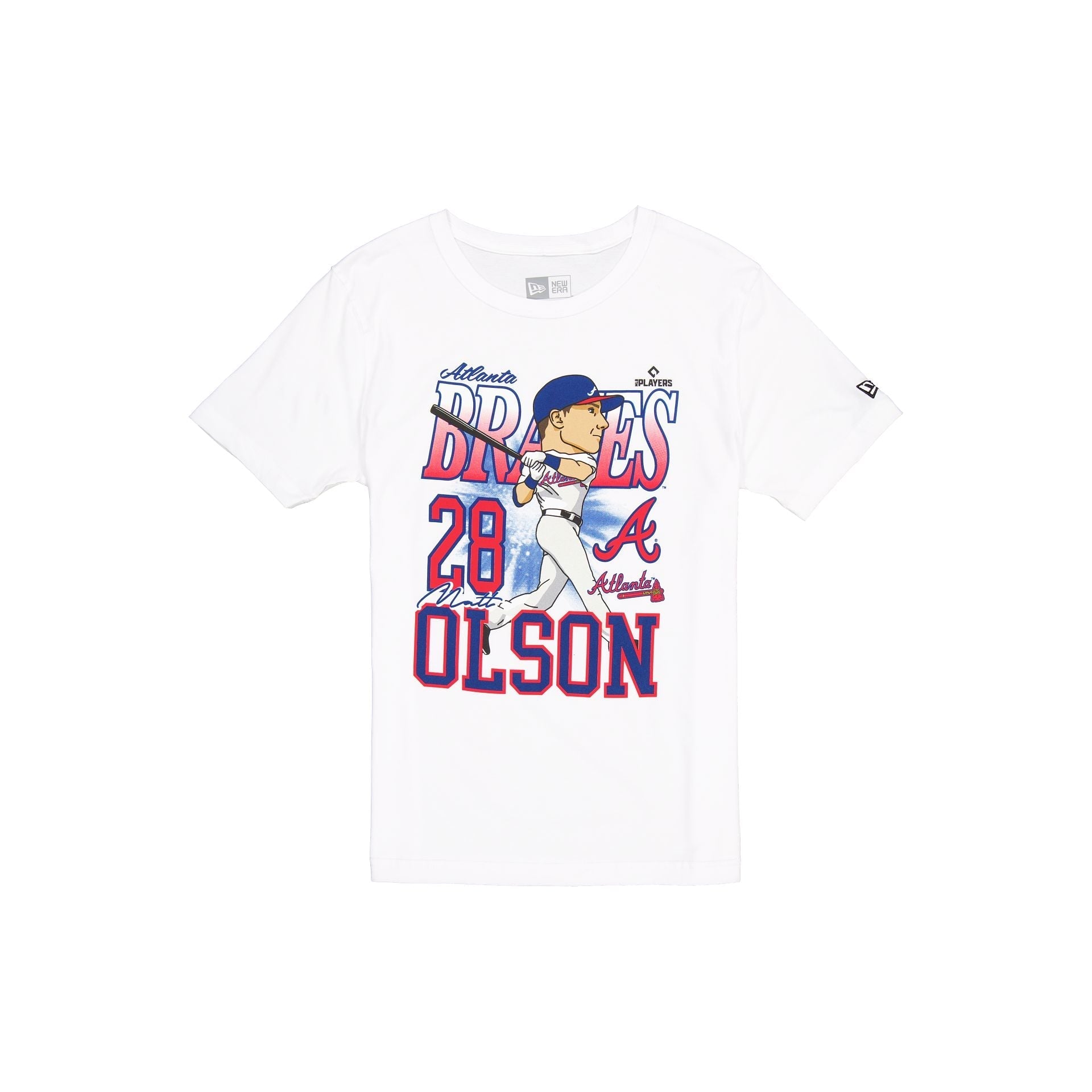 Atlanta Braves Matt Olsen Caricature T-Shirt