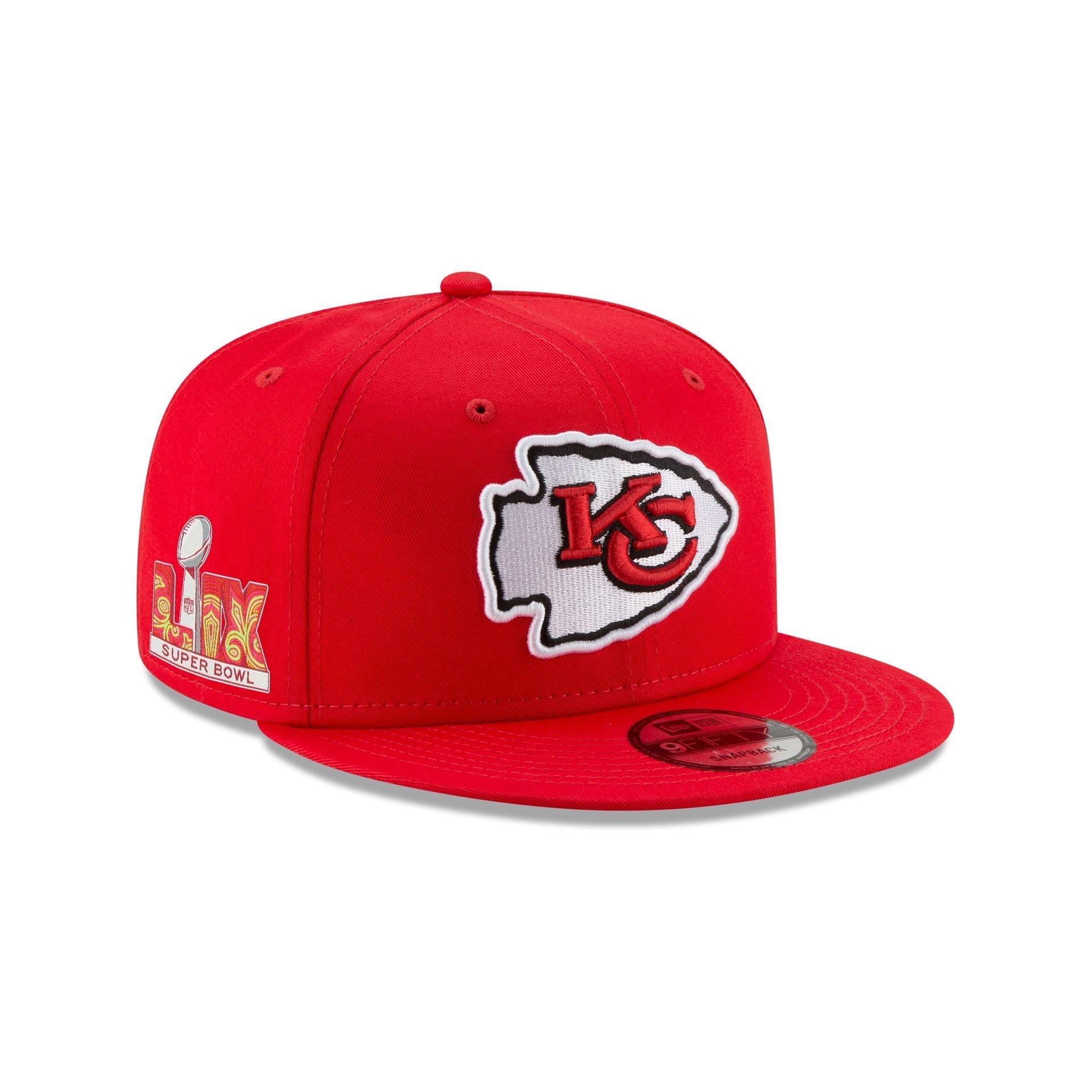 Kansas City Chiefs Super Bowl LIX Participation Side Patch 9FIFTY Snapback Hat