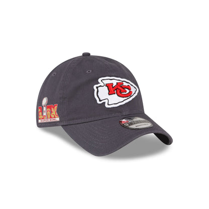 Kansas City Chiefs Super Bowl LIX Participation Side Patch 9TWENTY Adjustable Hat