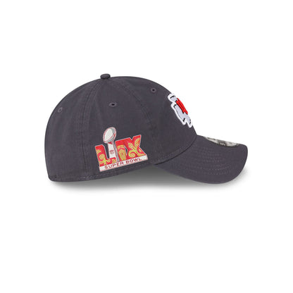 Kansas City Chiefs Super Bowl LIX Participation Side Patch 9TWENTY Adjustable Hat