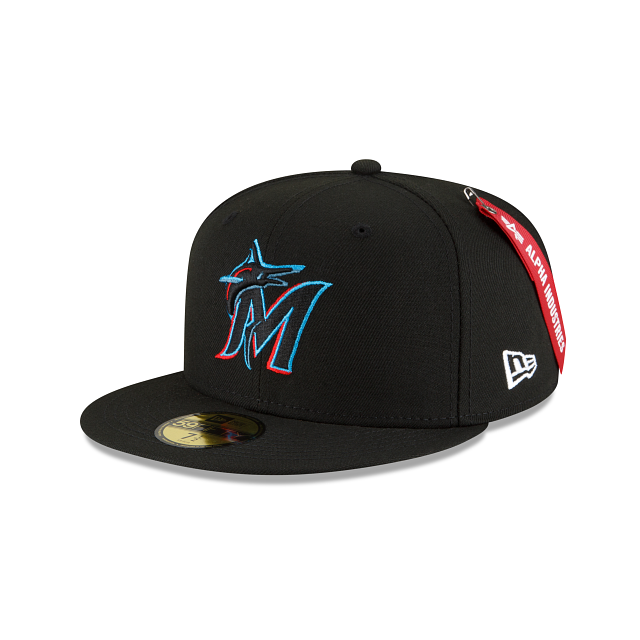 Alpha Industries X Miami Marlins 59FIFTY Fitted Hat