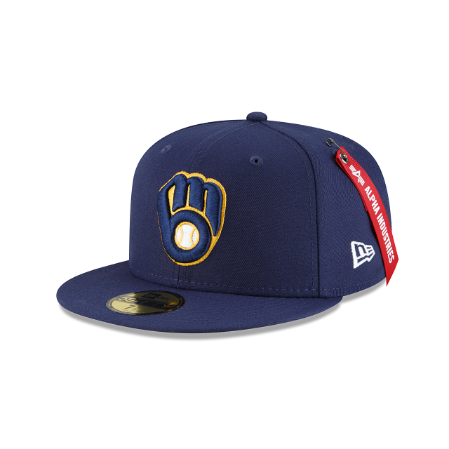 Alpha Industries X Milwaukee Brewers 59FIFTY Fitted Hat