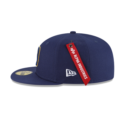 Alpha Industries X Milwaukee Brewers 59FIFTY Fitted Hat