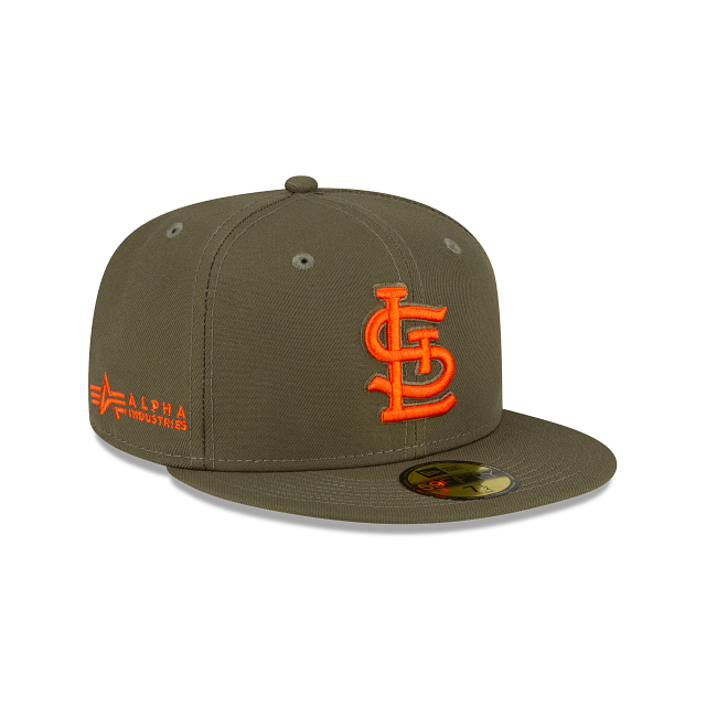 Alpha Industries X St. Louis Cardinals Green 59FIFTY Fitted Hat