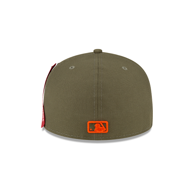 Alpha Industries X St. Louis Cardinals Green 59FIFTY Fitted Hat