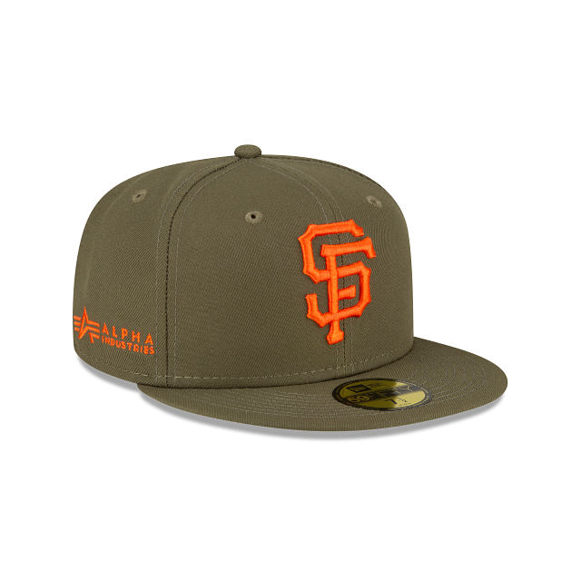 Alpha Industries X San Francisco Giants Green 59FIFTY Fitted Hat