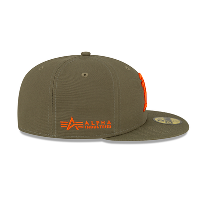 Alpha Industries X Oakland Athletics Green 59FIFTY Fitted Hat