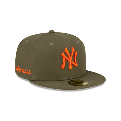 Alpha Industries X New York Yankees Green 59FIFTY Fitted Hat