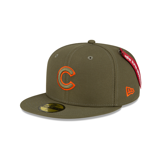 Alpha Industries X Chicago Cubs Green 59FIFTY Fitted Hat