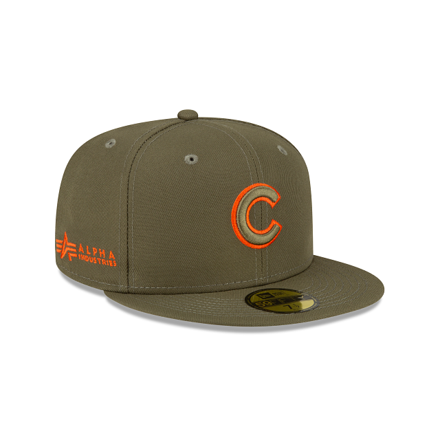 Alpha Industries X Chicago Cubs Green 59FIFTY Fitted Hat