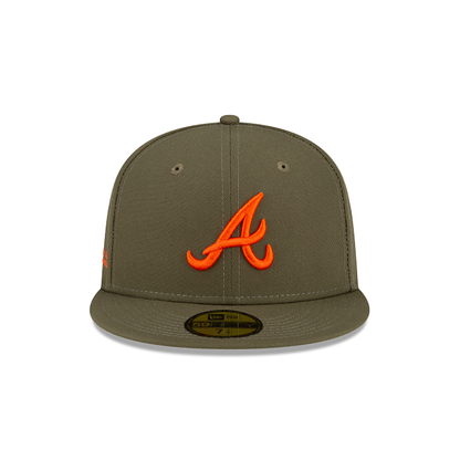 Alpha Industries X Atlanta Braves Green 59FIFTY Fitted Hat