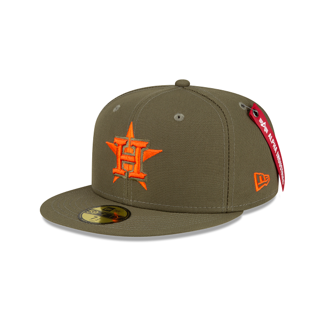 Alpha Industries X Houston Astros Green 59FIFTY Fitted Hat