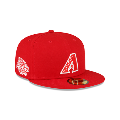 Arizona Diamondbacks Sidepatch Red 59FIFTY Fitted Hat