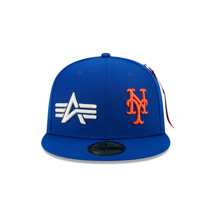 Alpha Industries X New York Mets Dual Logo 59FIFTY Fitted Hat