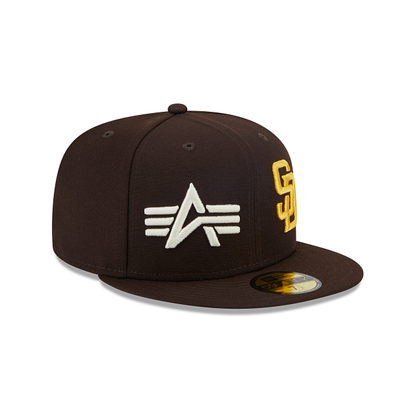 Alpha Industries X San Diego Padres Dual Logo 59FIFTY Fitted Hat