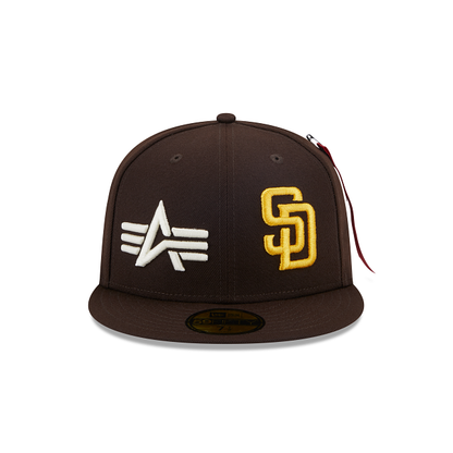 Alpha Industries X San Diego Padres Dual Logo 59FIFTY Fitted Hat