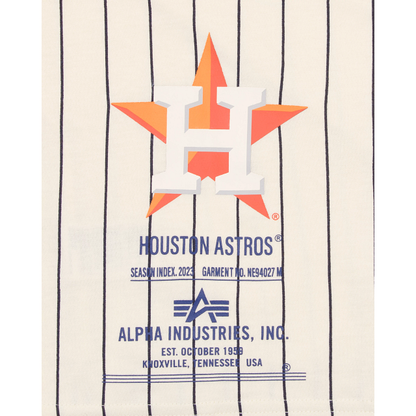 Alpha Industries X Houston Astros Striped T-Shirt