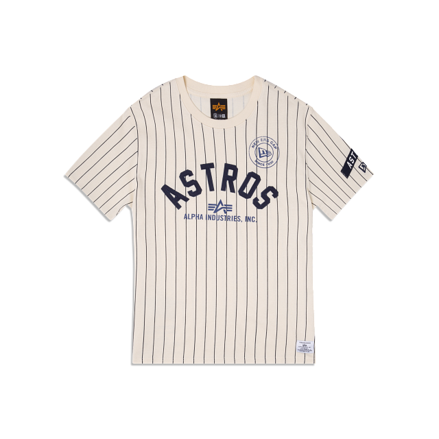 Alpha Industries X Houston Astros Striped T-Shirt