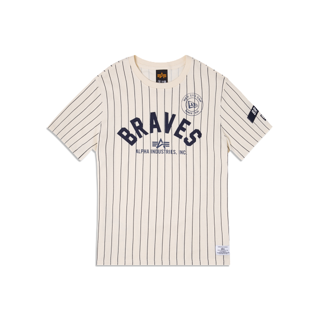 Alpha Industries X Atlanta Braves Striped T-Shirt