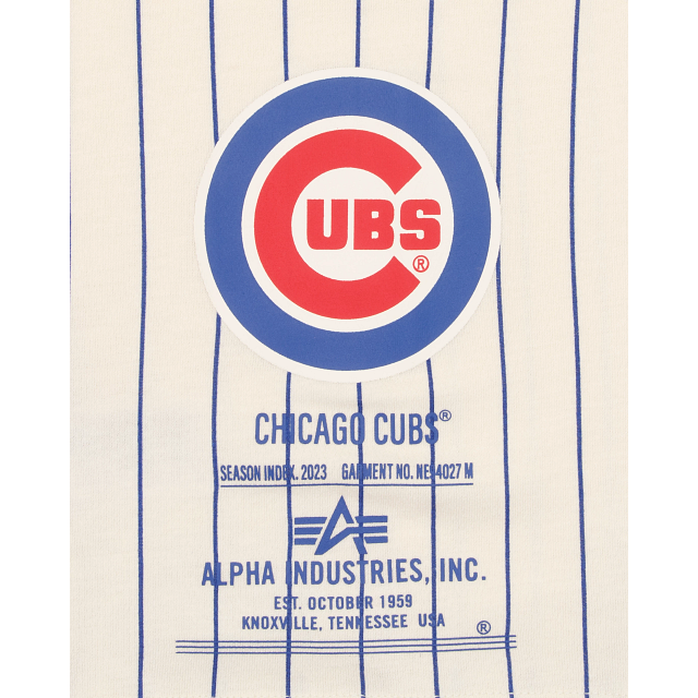 Alpha Industries X Chicago Cubs Striped T-Shirt