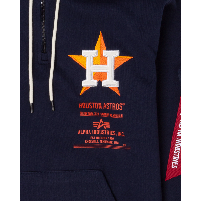 Alpha Industries X Houston Astros Zipper Hoodie