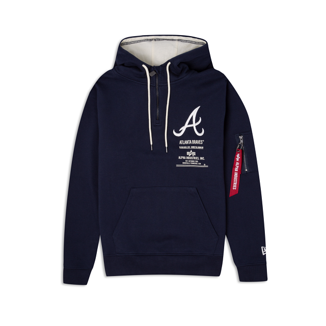 Alpha Industries X Atlanta Braves Zipper Hoodie