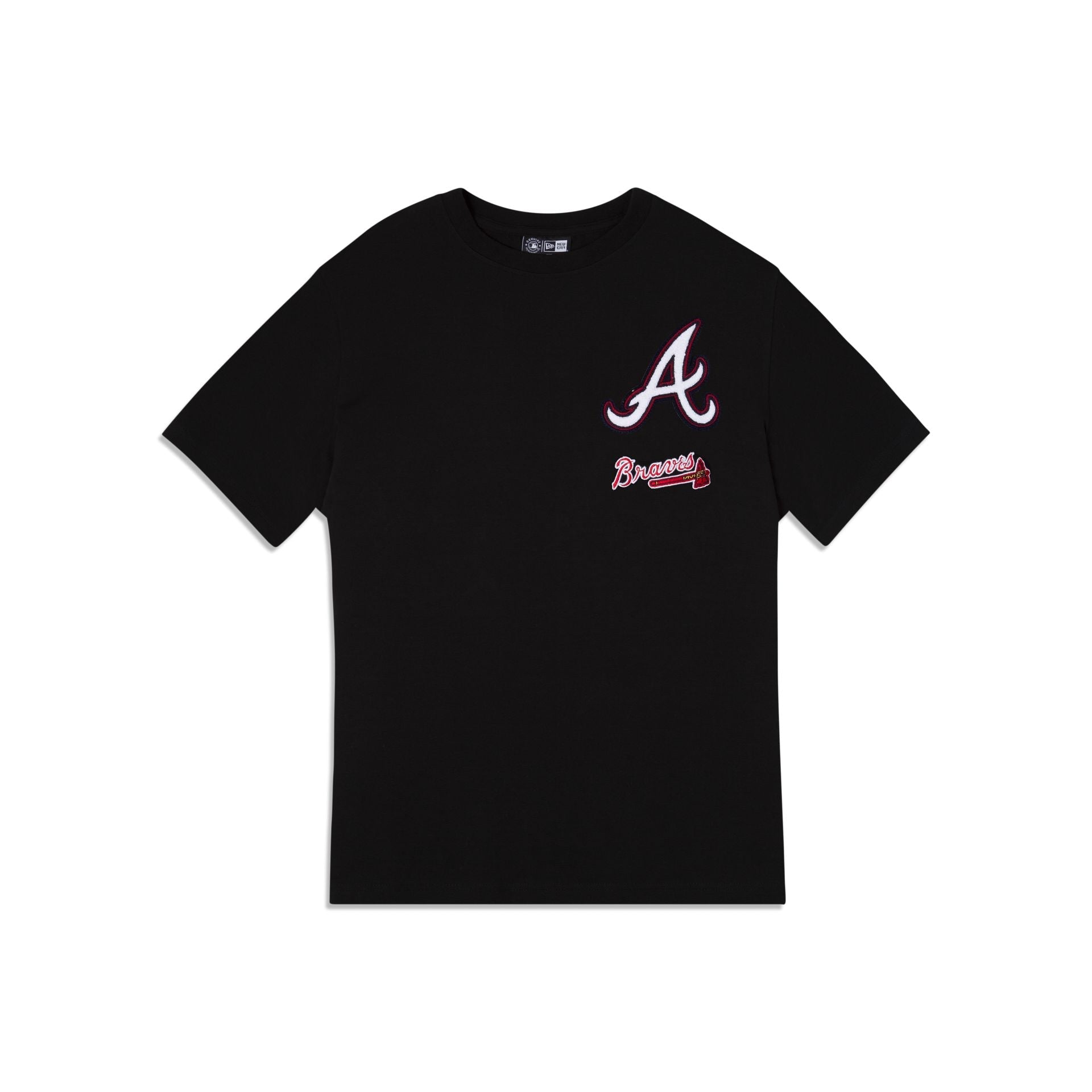 Atlanta Braves Logo Select Black T-Shirt