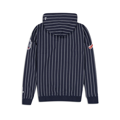 Atlanta Braves Logo Select Pinstripe Hoodie