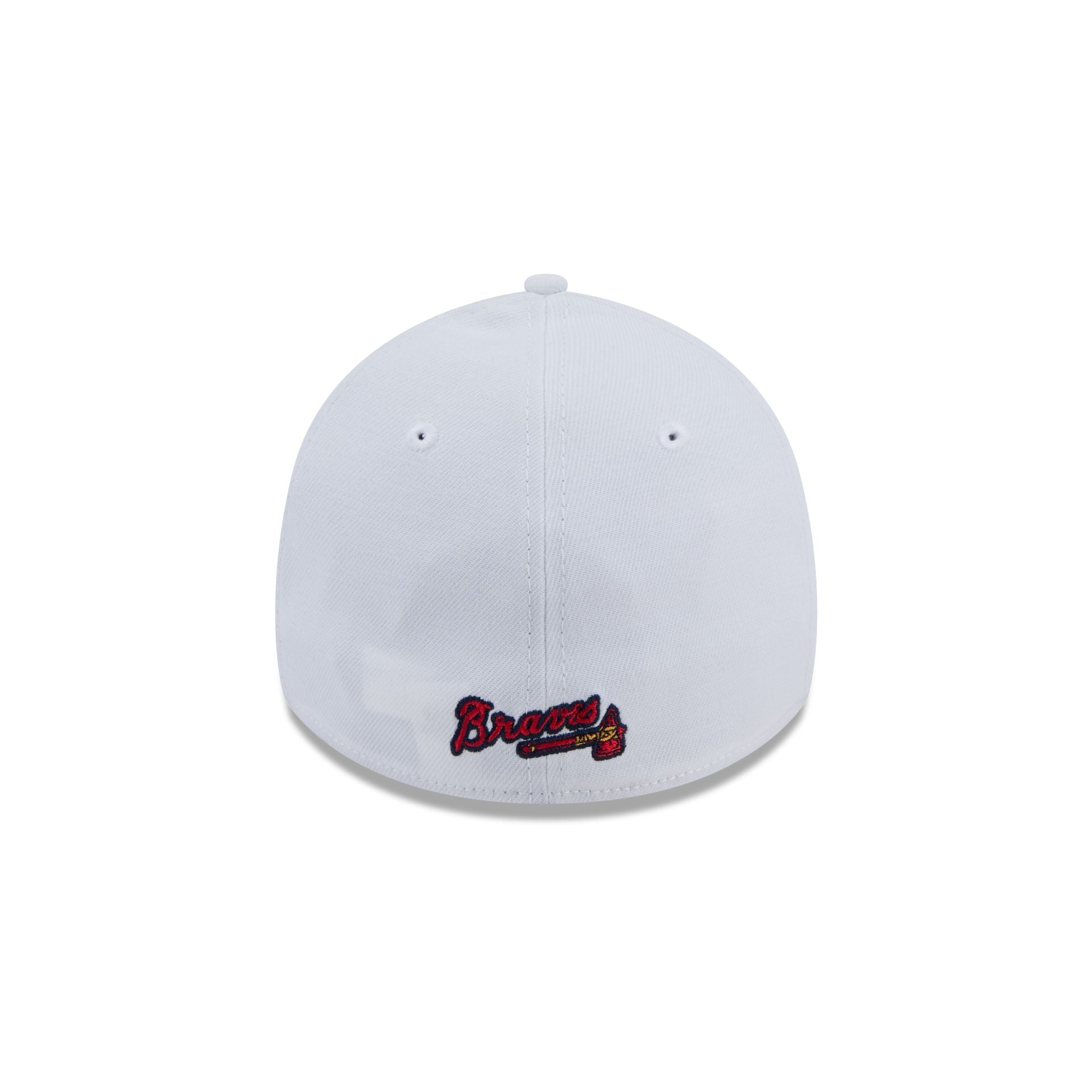 Atlanta Braves Optic White 39THIRTY Stretch Fit Hat