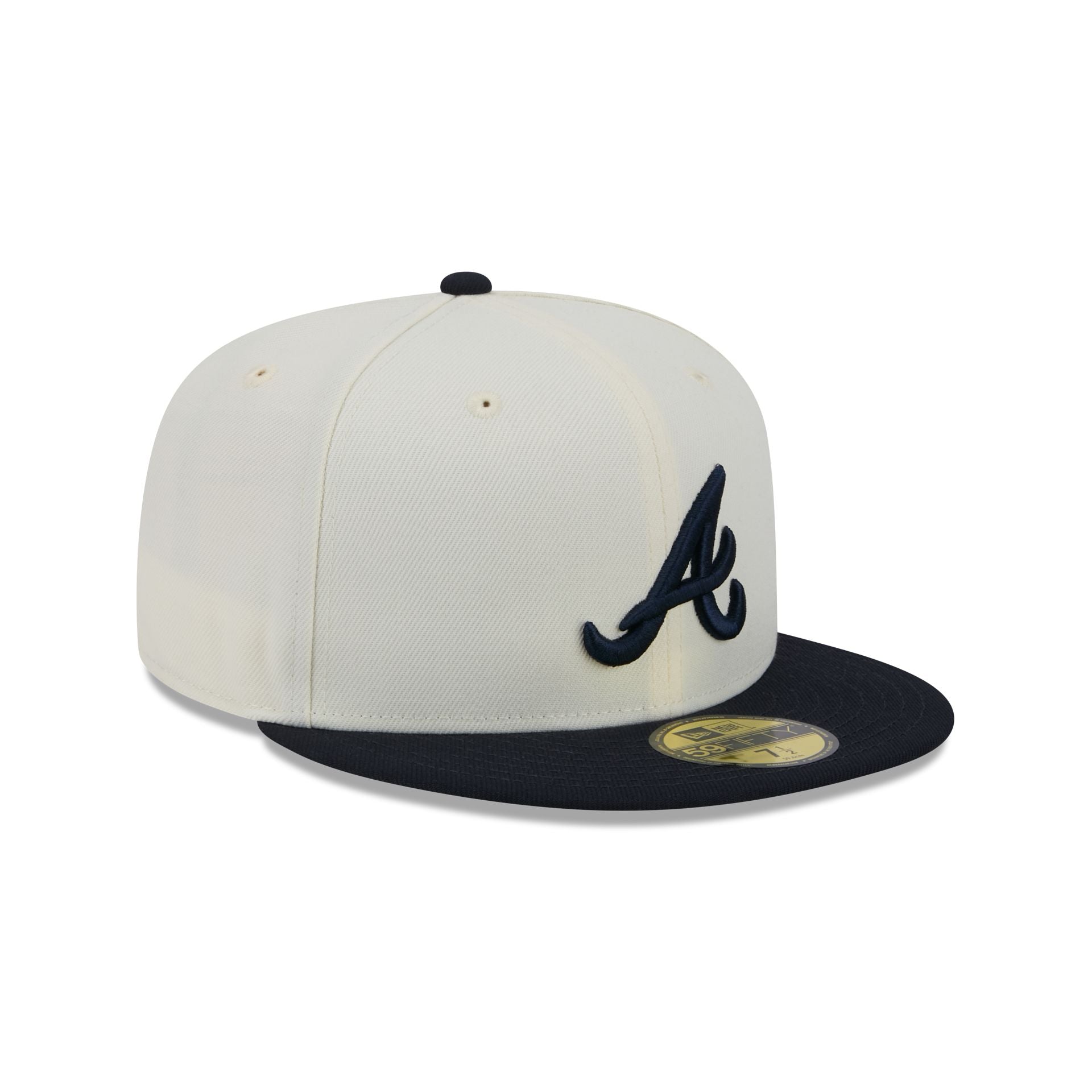 Atlanta Braves Chrome 59FIFTY Fitted Hat