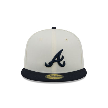 Atlanta Braves Chrome 59FIFTY Fitted Hat