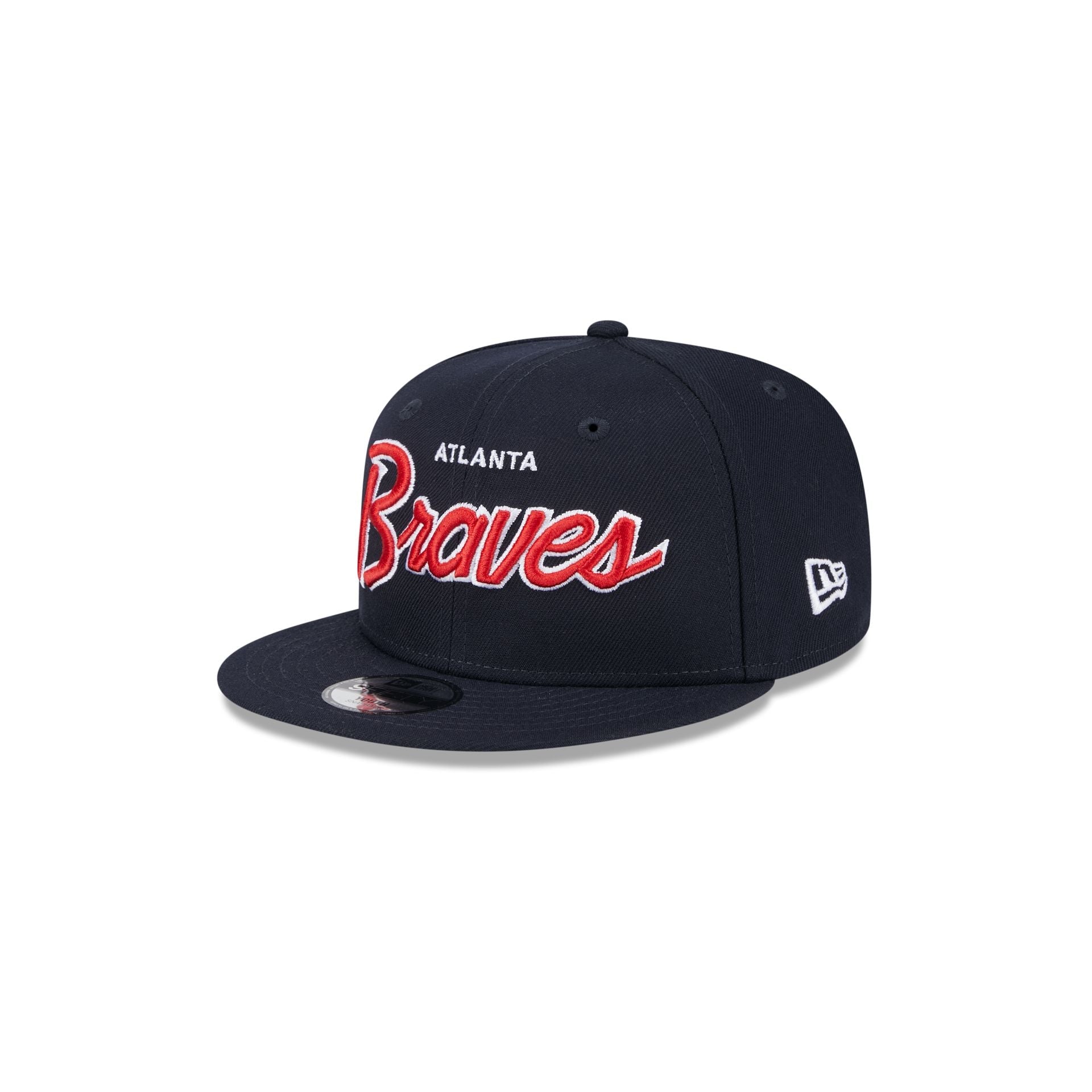 Atlanta Braves Script Kids 9FIFTY Snapback Hat