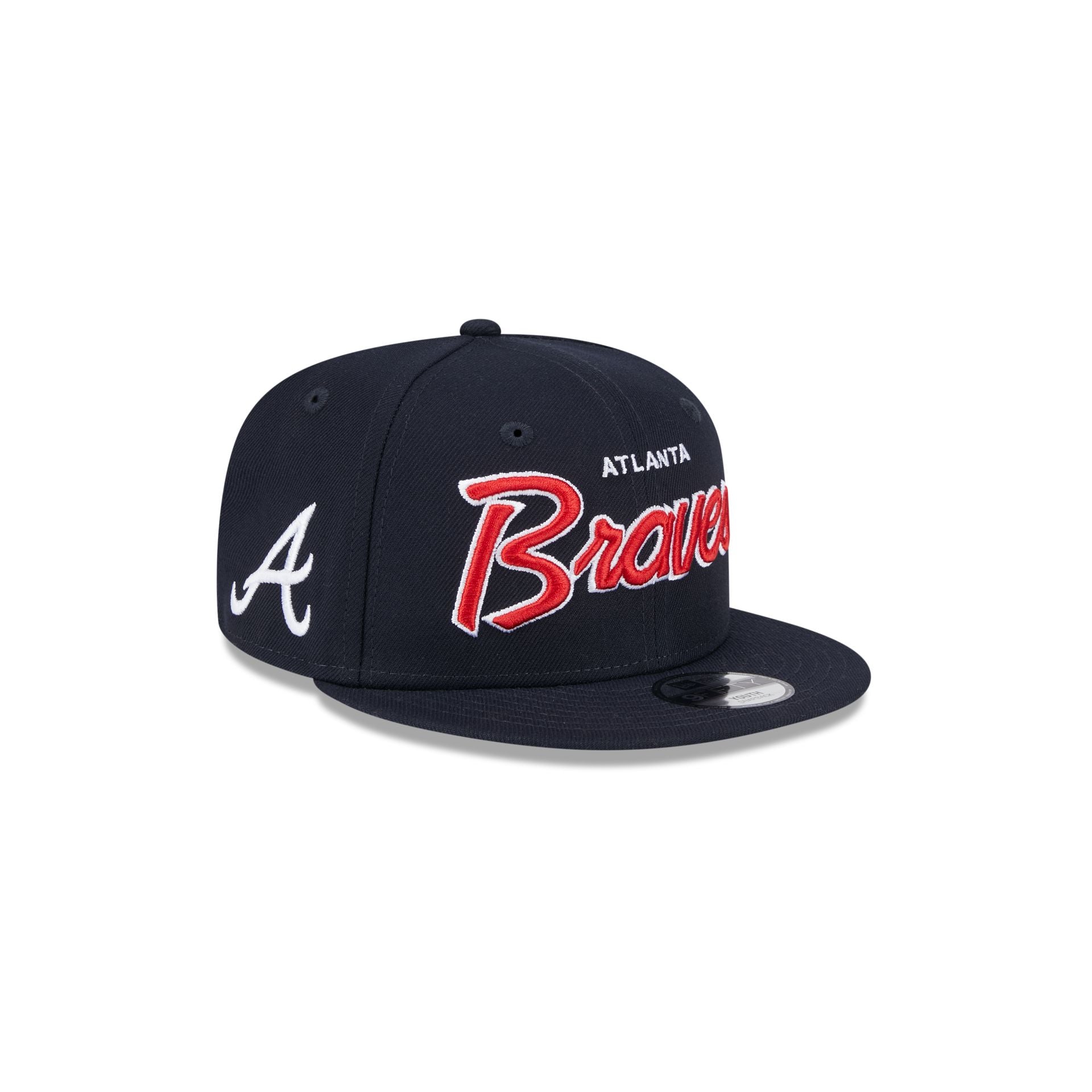 Atlanta Braves Script Kids 9FIFTY Snapback Hat