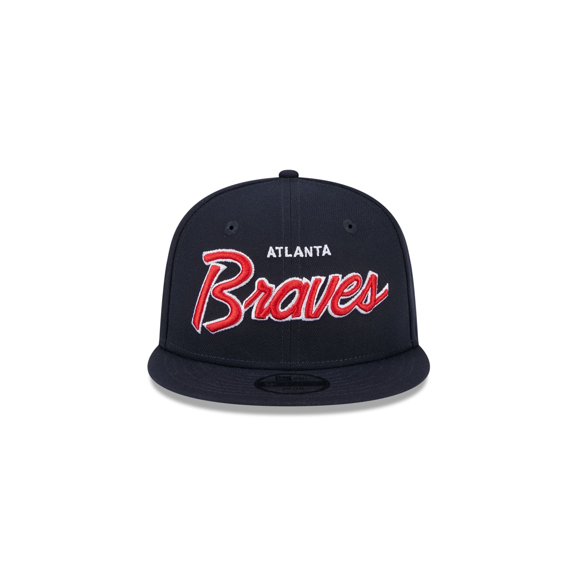 Atlanta Braves Script Kids 9FIFTY Snapback Hat