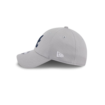 Atlanta Braves Gray 9FORTY Stretch-Snap Hat