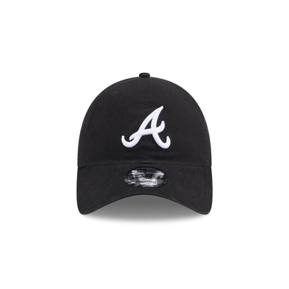 Atlanta Braves Black 9TWENTY Adjustable Hat