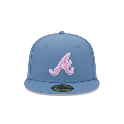 Atlanta Braves Color Pack Faded Blue 59FIFTY Fitted Hat