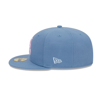 Atlanta Braves Color Pack Faded Blue 59FIFTY Fitted Hat