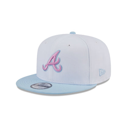 Atlanta Braves Color Pack White 9FIFTY Snapback Hat