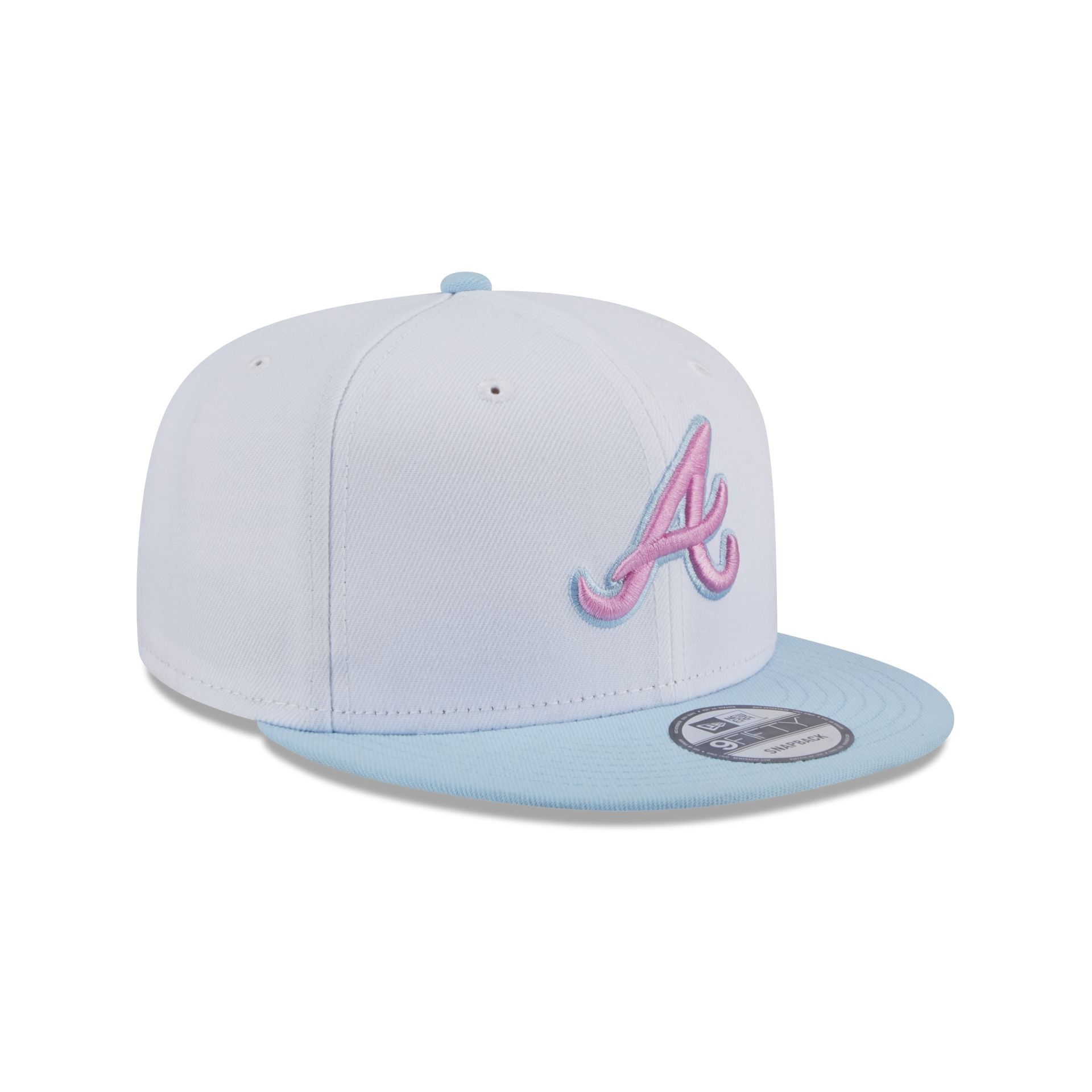 Atlanta Braves Color Pack White 9FIFTY Snapback Hat