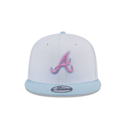 Atlanta Braves Color Pack White 9FIFTY Snapback Hat