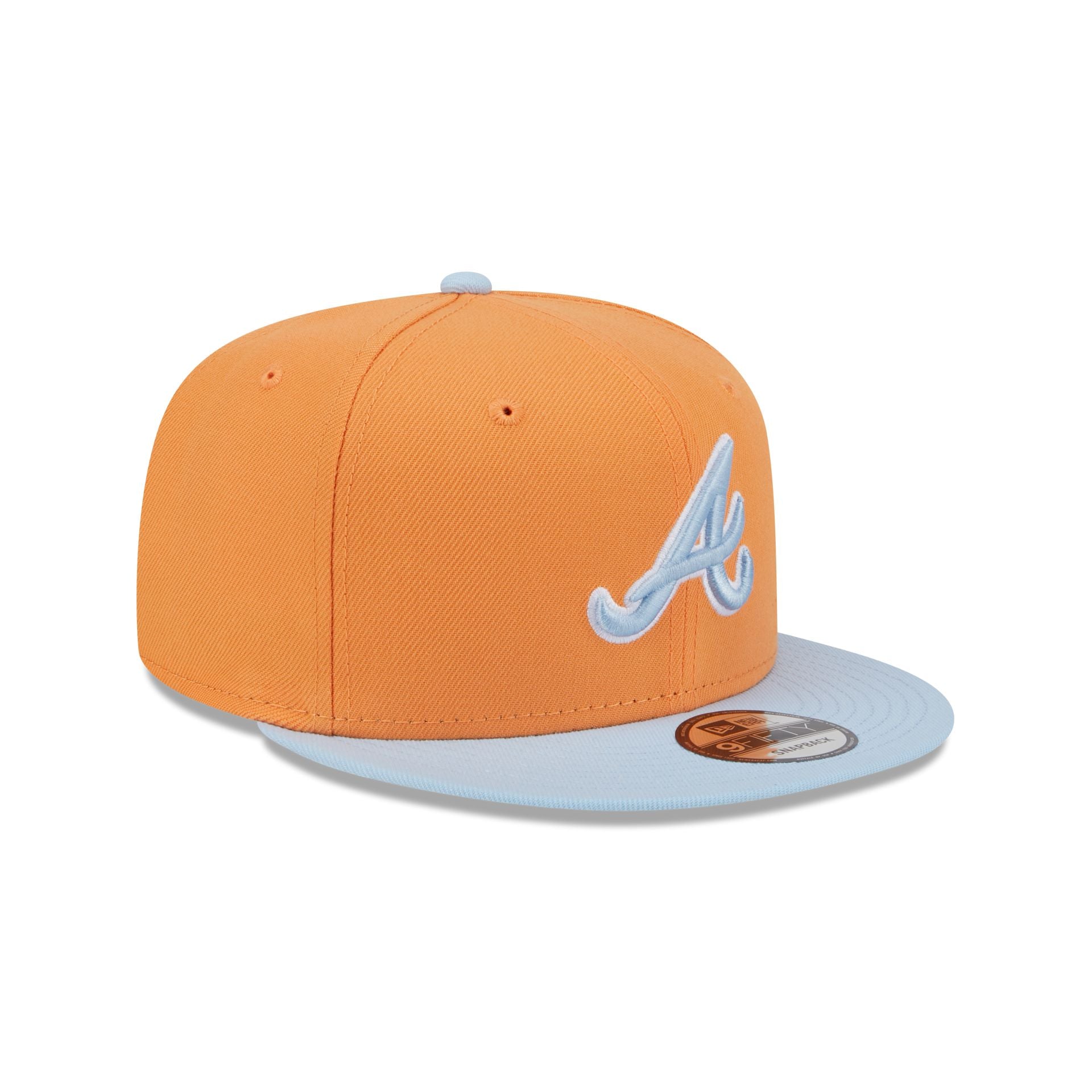 Atlanta Braves Color Pack Orange Glaze 9FIFTY Snapback Hat