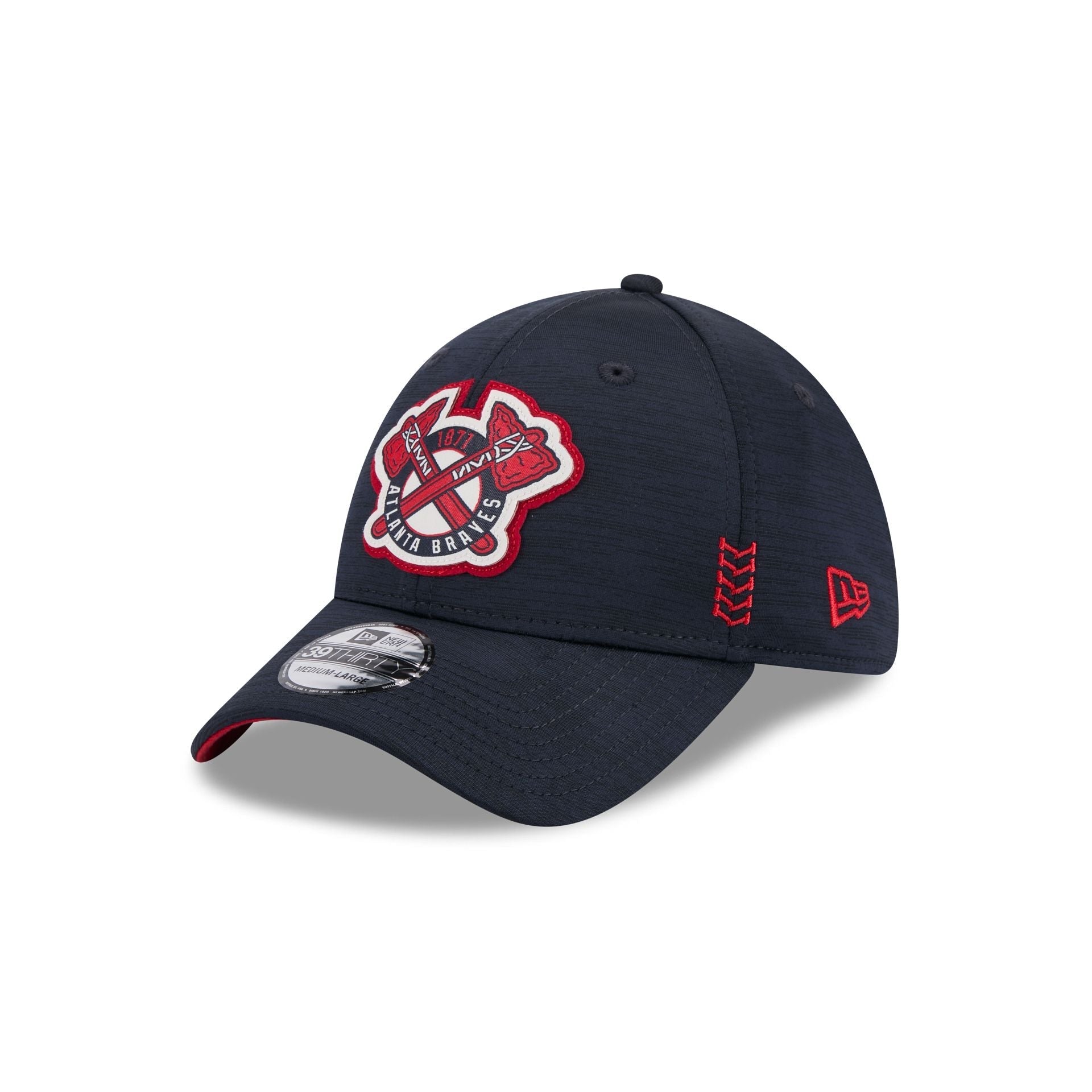 Atlanta Braves 2024 Clubhouse 39THIRTY Stretch Fit Hat