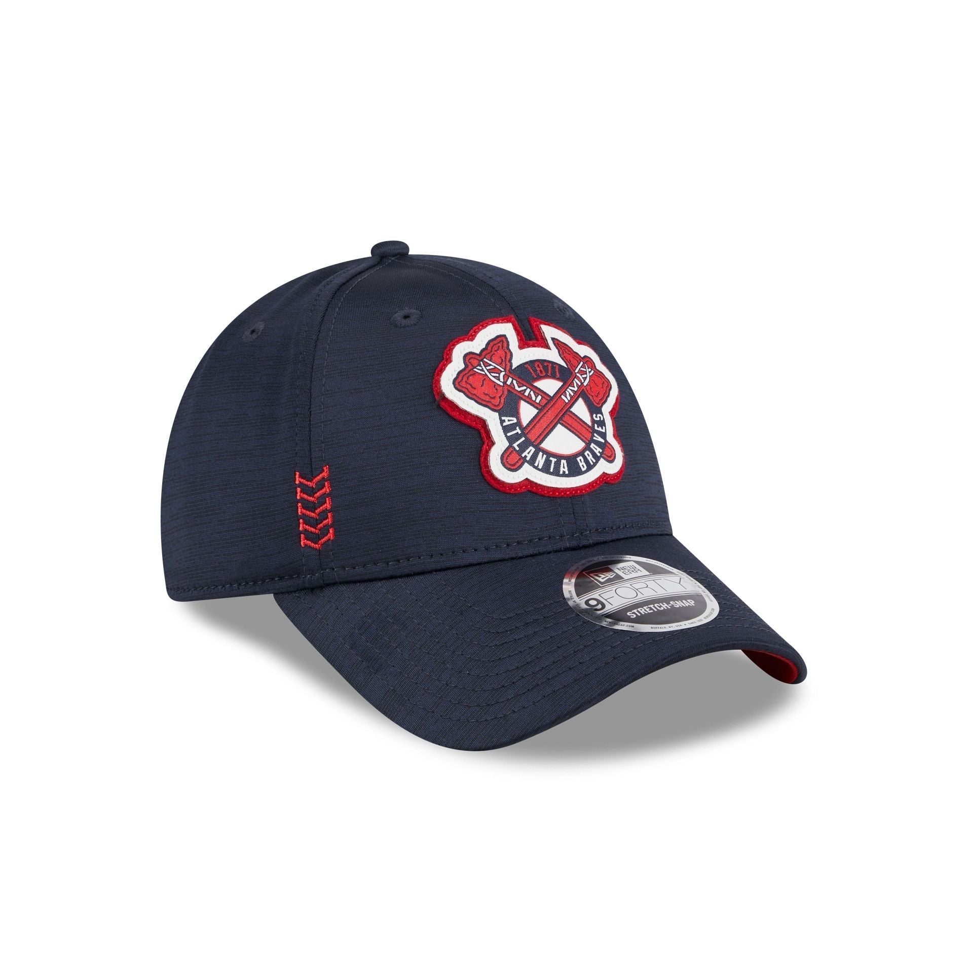 Atlanta Braves 2024 Clubhouse 9FORTY Stretch-Snap Hat